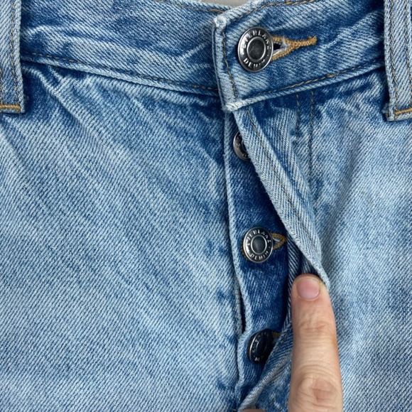 Everlane 90s Cheeky Jean 27 Light Wash Denim Organic Cotton Straight High Rise - Picture 5 of 12